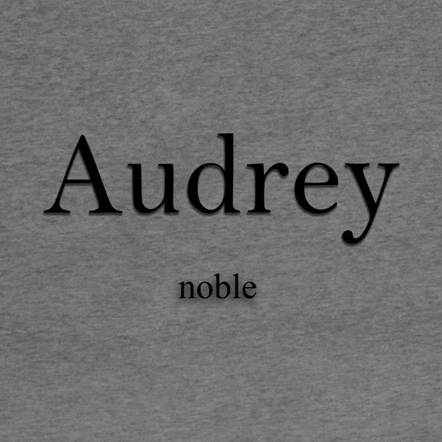 Audrey Name meaning by Demonic cute cat